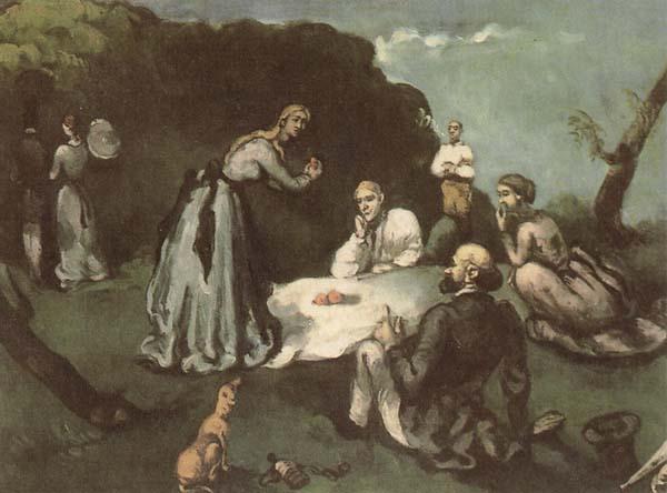 Paul Cezanne Le Dejeuner sur i herbe Germany oil painting art